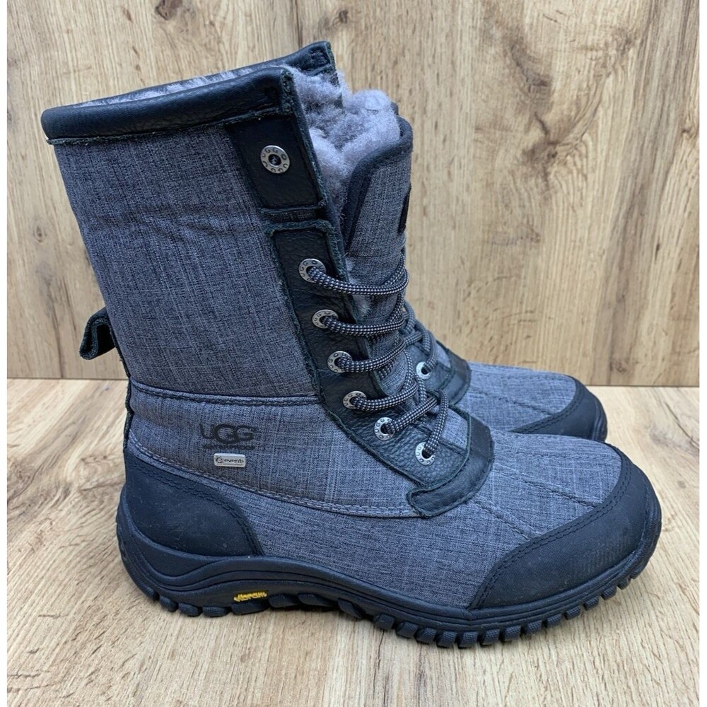 UGG Australia 1005589 Waterproof eVent Vibram Winter Boots Gray Womens US 9 - Picture 2 of 16